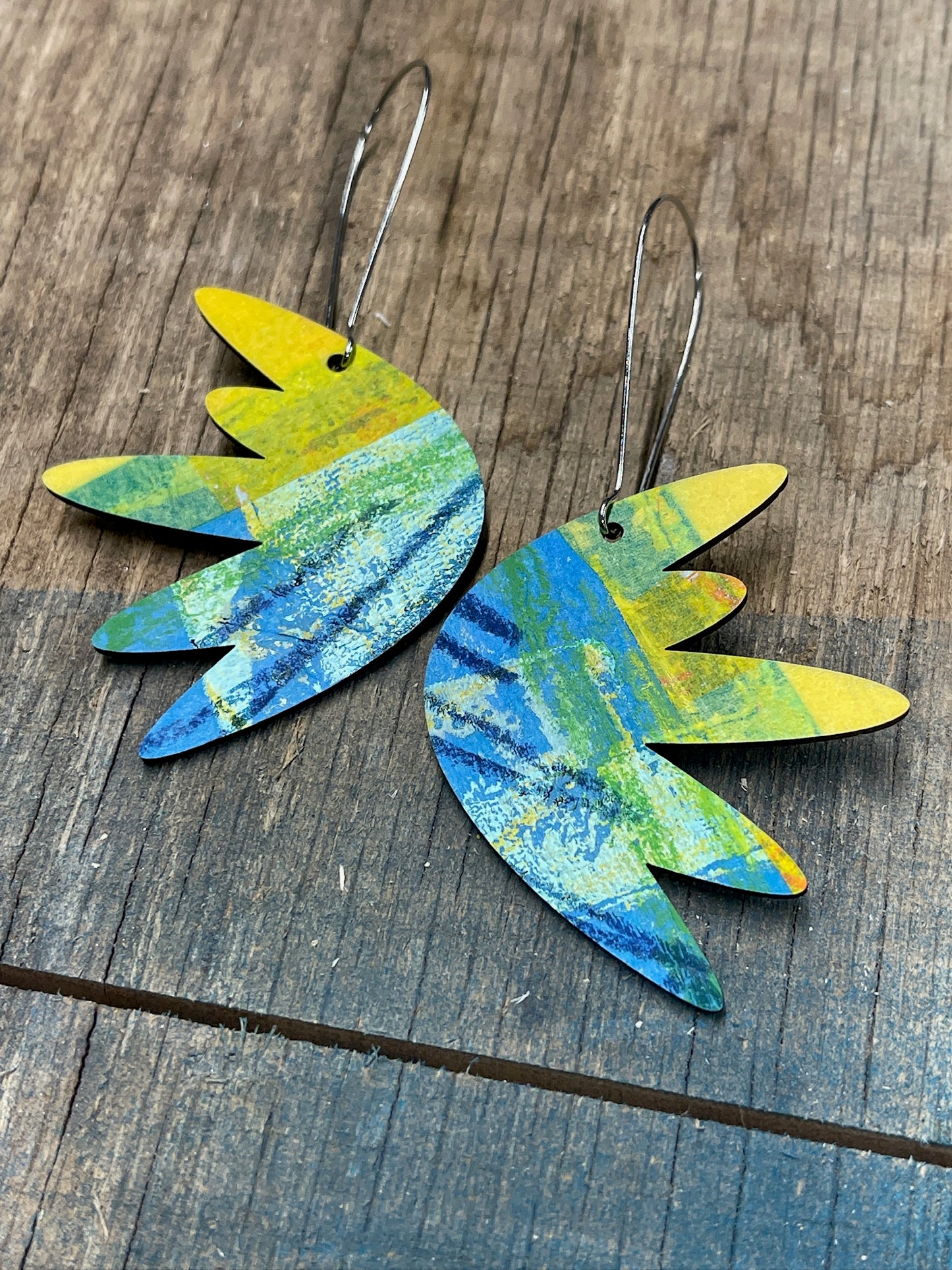 Splash Earrings Long Wire