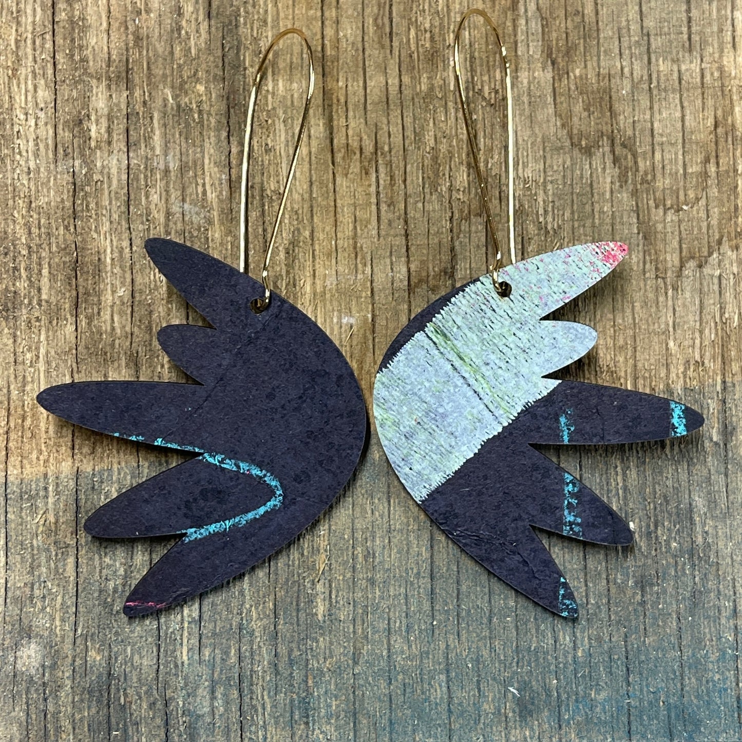 Splash Earrings Long Wire