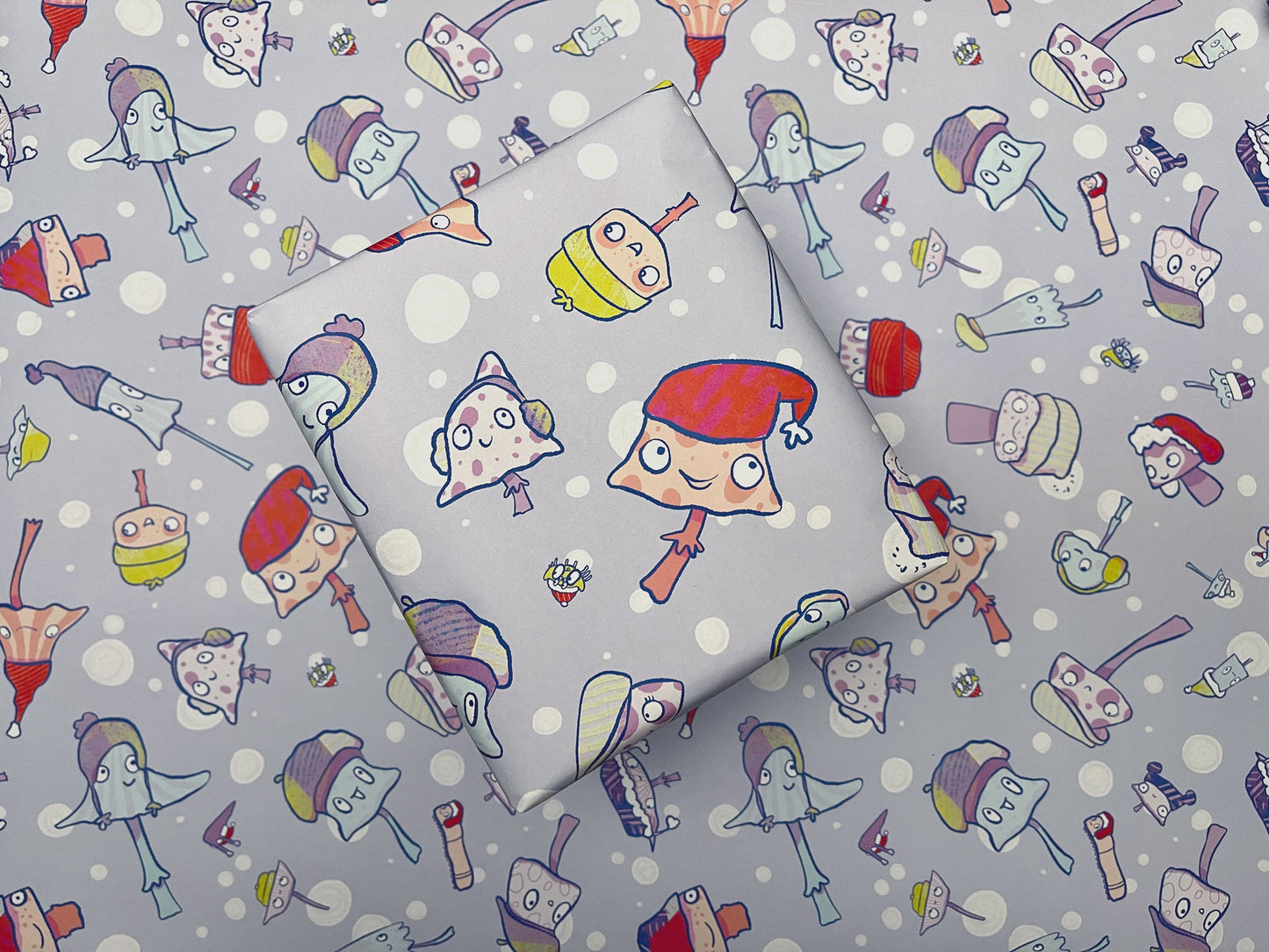 Mushrooms Wrapping Paper