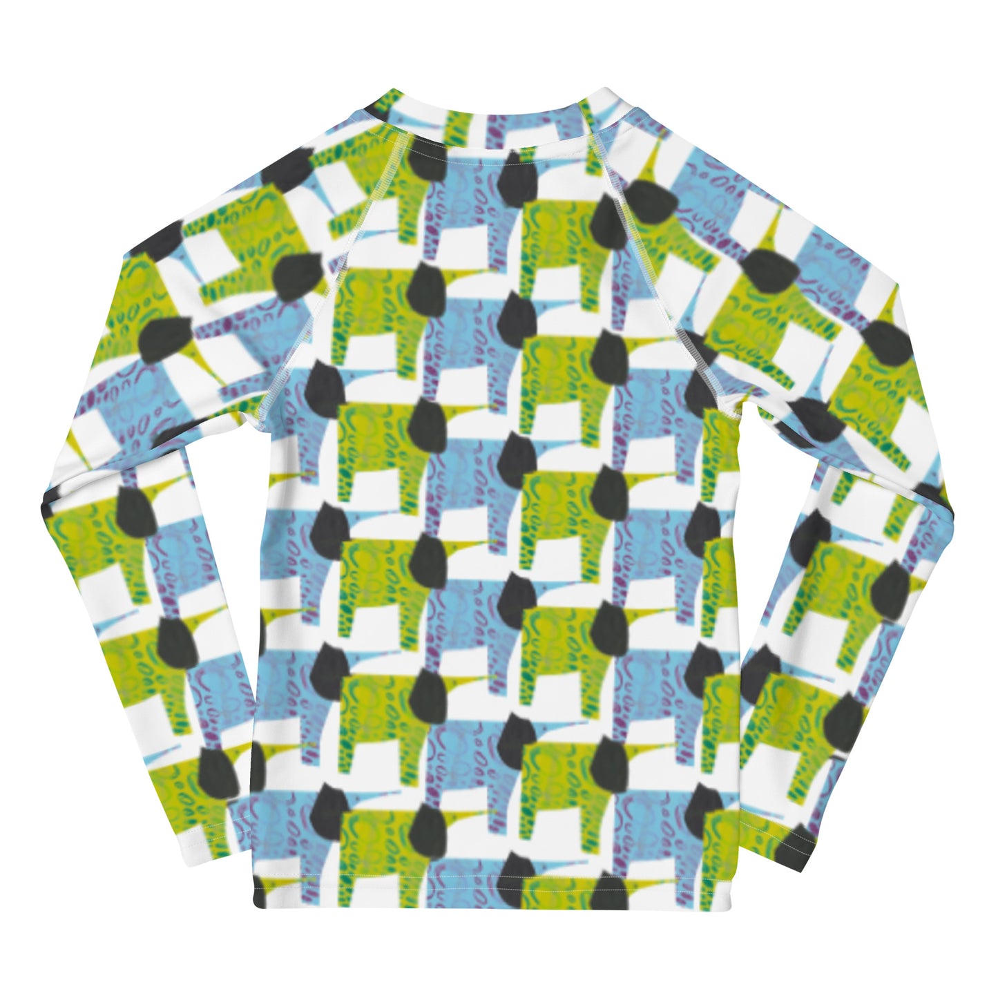 Kids Rash Guard - Elephants
