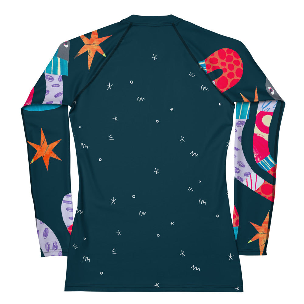 Women's Rash Guard - Snakes