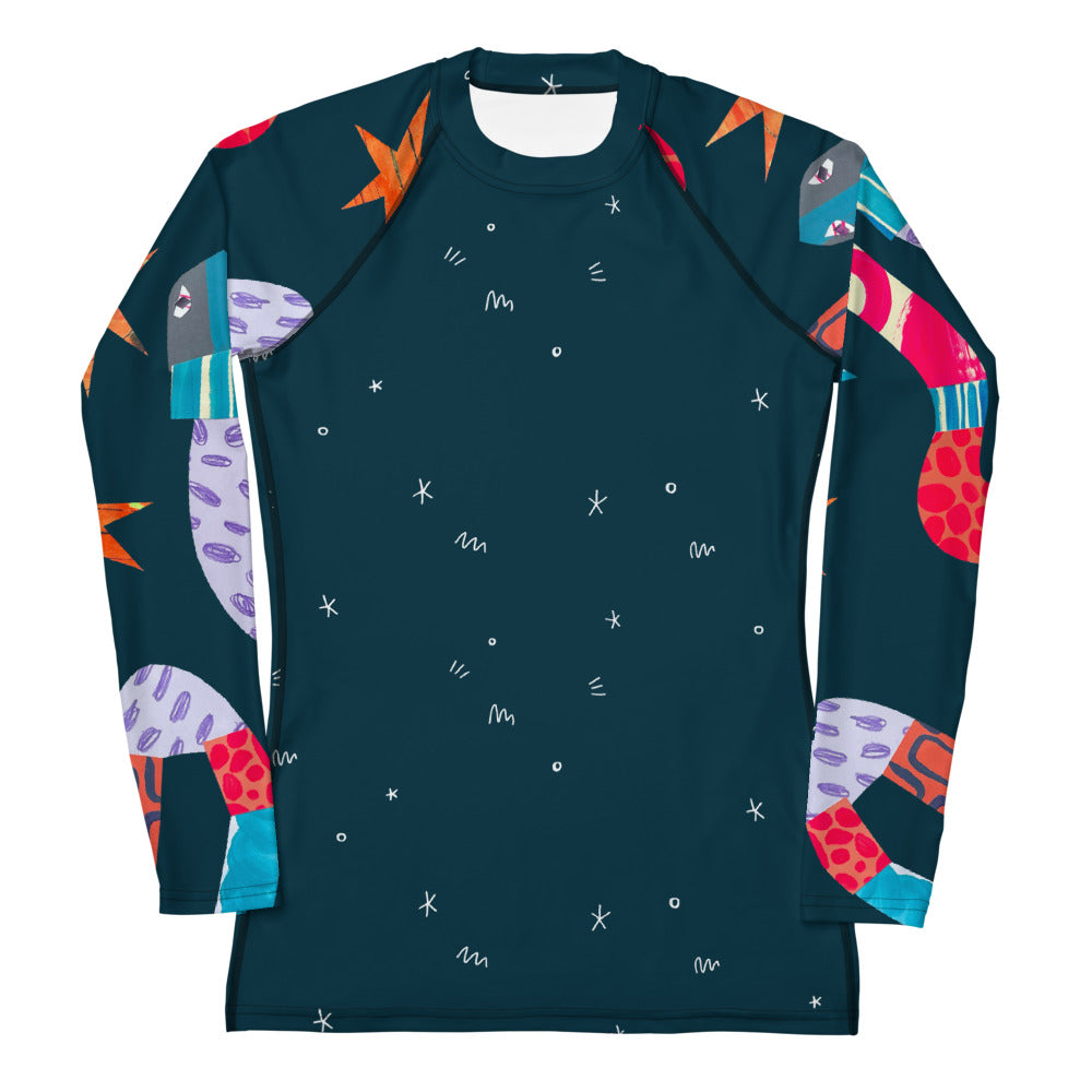 Women's Rash Guard - Snakes