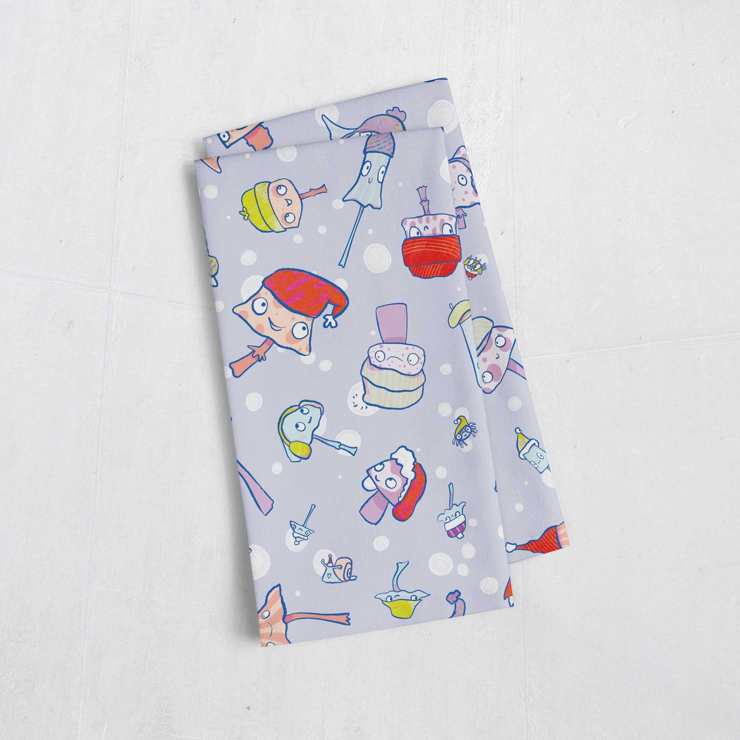 Mushrooms Tea Towel