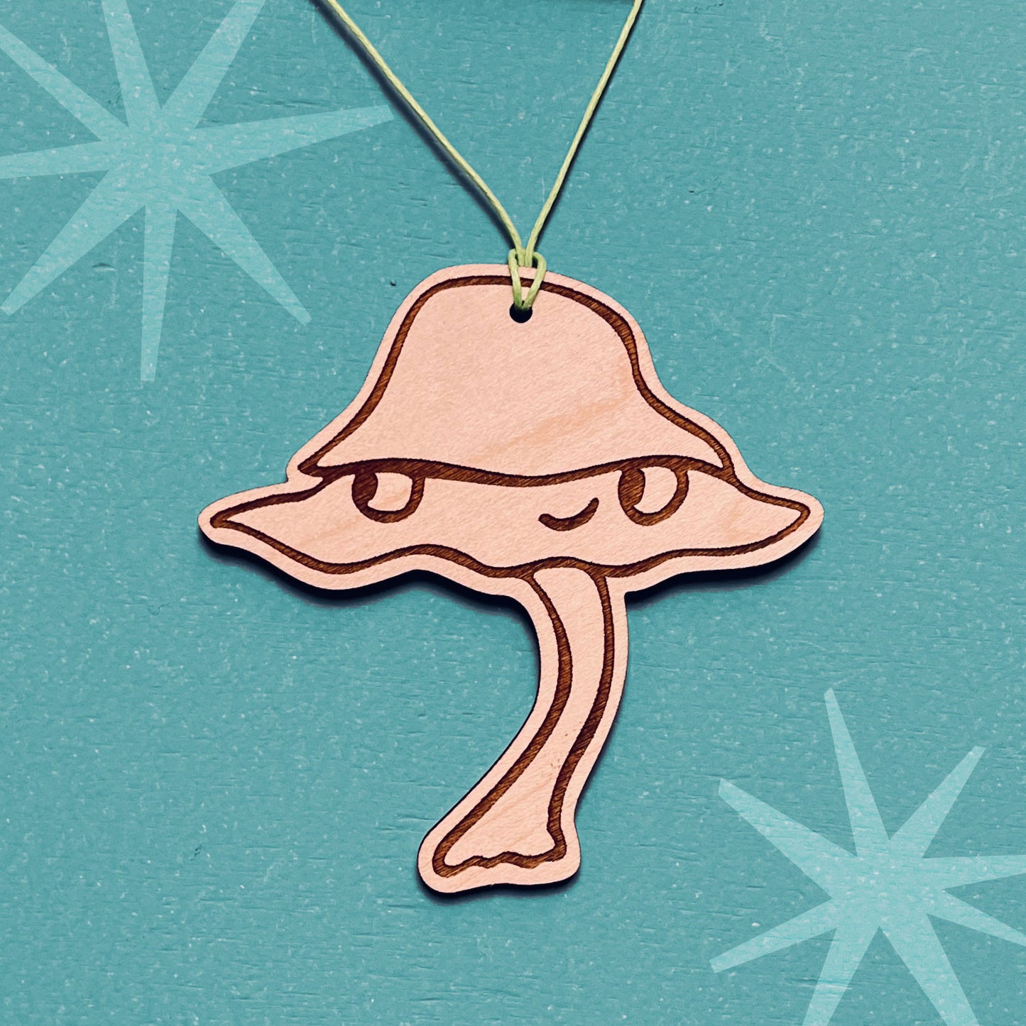 Wavy Mushroom Ornament