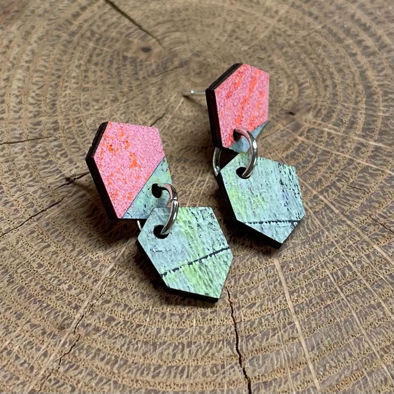 Geometric Duo Earrings