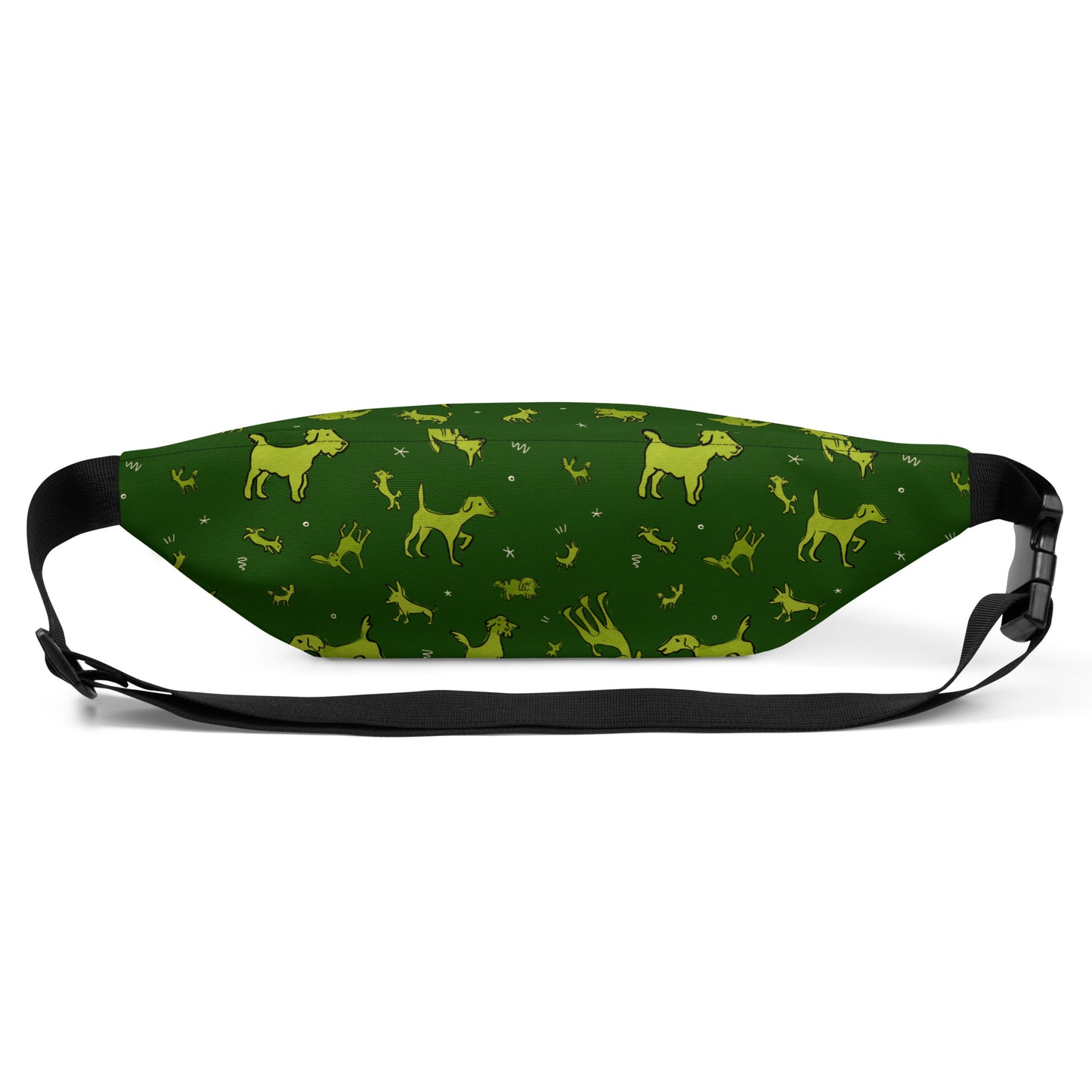 Fanny Pack - Green Dogs