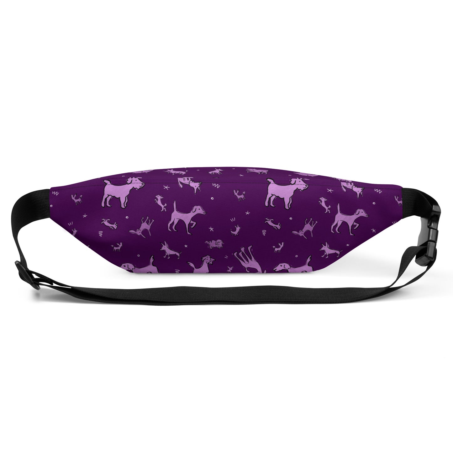 Fanny Pack - Purple Dogs