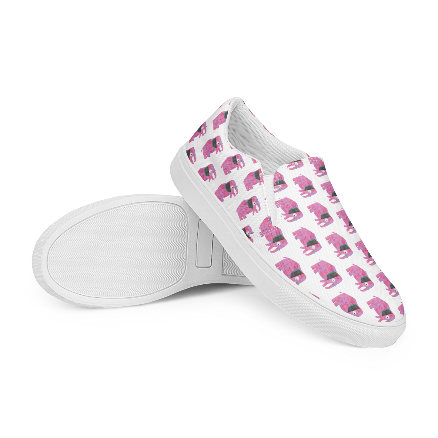 Women's Elephant Slip-on Shoes