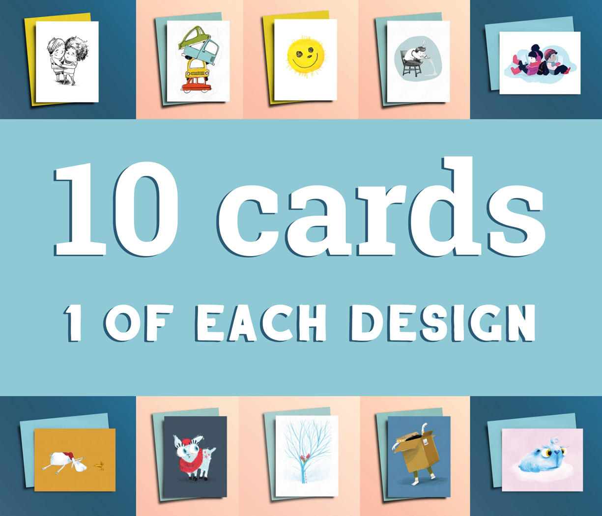 Set of 10 Cards
